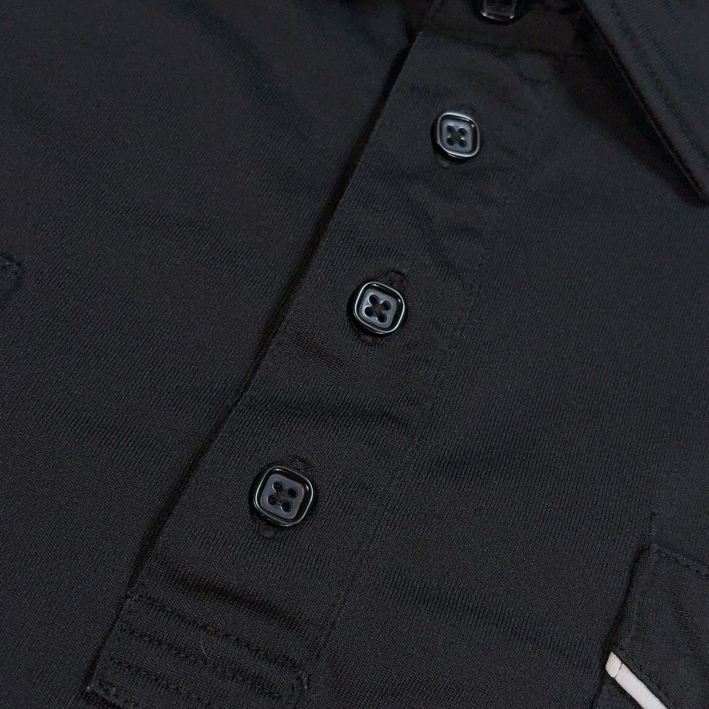 Travis‎ Mathew Double Pocket Golf Polo Men's L Black Pima Cotton Stretch *LOGO* - Picture 8 of 16